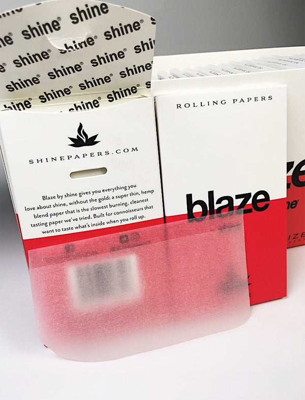 Introducing: "Blaze by Shine" Hemp Blend Papers